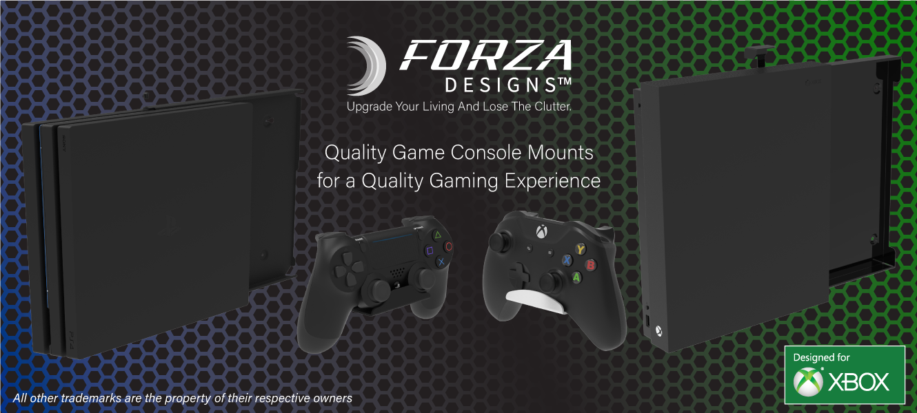 Forza Designs Console Mountings for Xbox and PS4