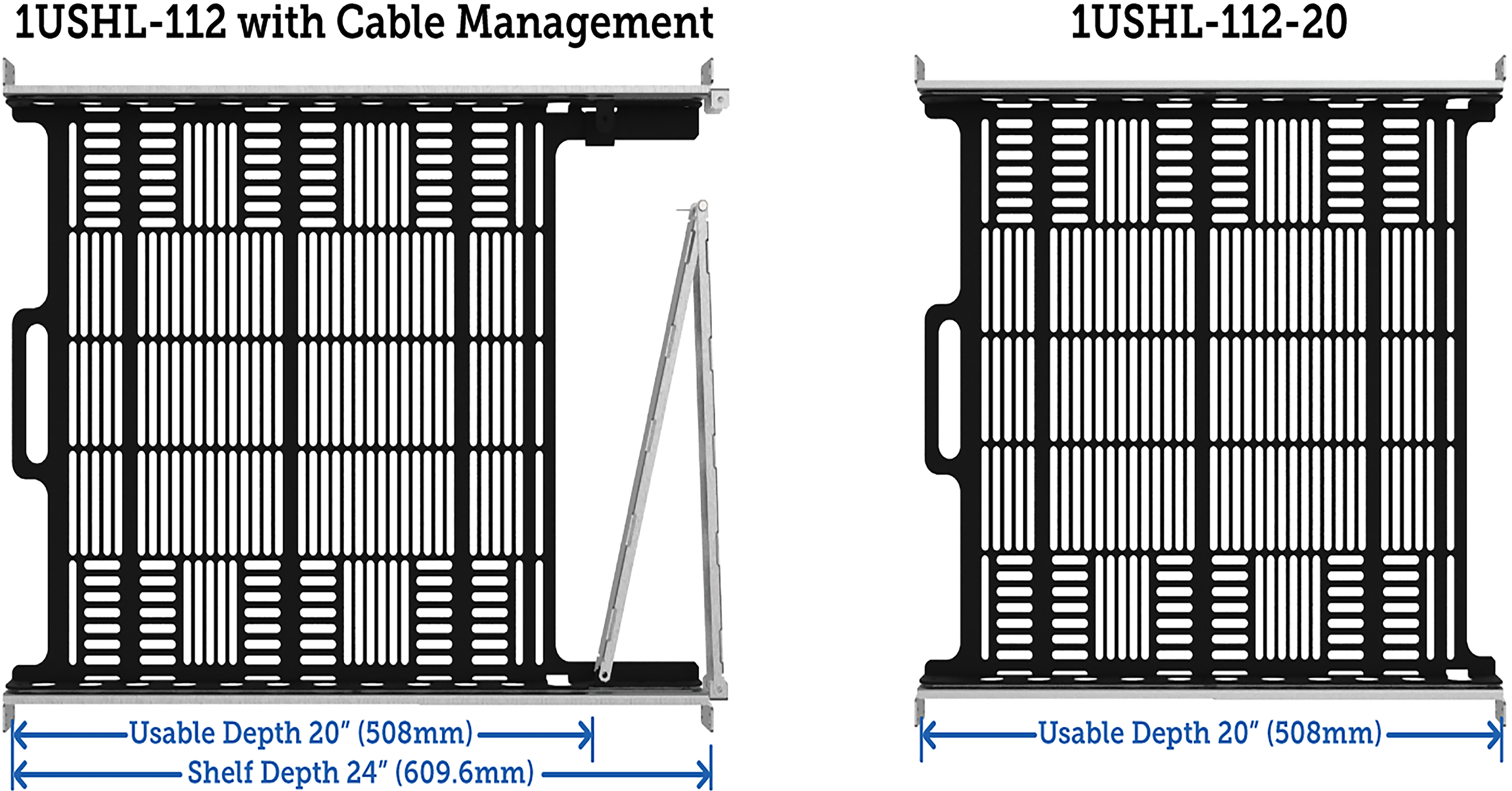 Sliding Computer Shelf