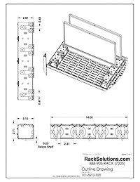 Dimensional Drawings preview for 4-Unit Apple 2021 24in iMac Bracket Set for Modular Shelf with Power Adapter Brackets (101-8212)