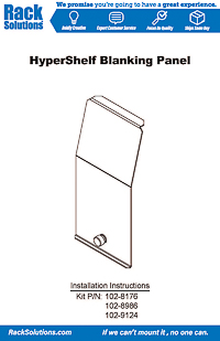 Installation Instructions preview for Blanking Plate for ThinkStation P3 Ultra Gen 2 Hypershelf (102-8176)