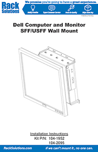Installation Instructions preview for 115-B Tilting Wall Mount for Dell SFF (104-2095)