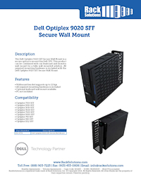 Data Sheet preview for 100-E Wall Mount for Dell SFF (104-4778)