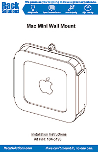 Installation Instructions preview for Mini Mount Clear Wall Mount for Mac Mini (2010-2023) (104-5193)