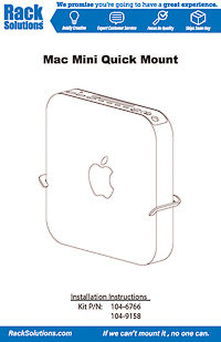 Installation Instructions preview for Quickmount Apple Mac Mini VESA Wall Mount (M4, 2024) (104-9158)