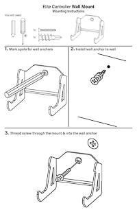 Installation Instructions preview for Elite Controller Mount for Xbox by Forza Designs (2 Pack) (104-7901)