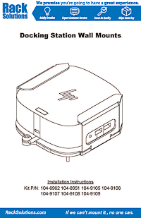 Installation Instructions preview for Secure Wall Mount D62 for Dell Pro Docking Station (104-6962)