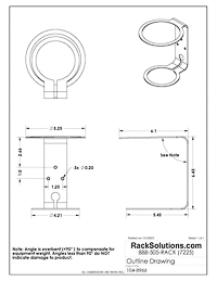 Dimensional Drawings preview for Black | HomeBase Wall Mount for 2nd Generation HomePod (104-8966)