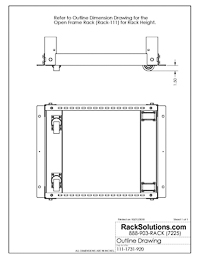 Dimensional Drawings preview for Caster Kit (111-1731)
