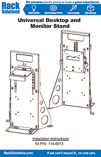 Installation Instructions preview for Universal All-In-One Desktop and Monitor Stand (114-6013)