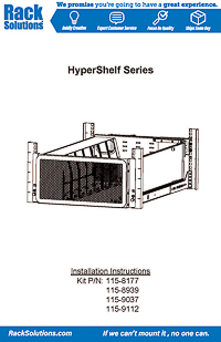 Installation Instructions preview for 5U HyperShelf for 7 Lenovo ThinkStation P3 Ultra Gen 2 (115-8177)