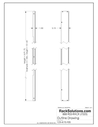 Dimensional Drawings preview for Adjustable Side Air Dam (123-4170)