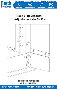 Installation Instructions preview for Air Dam Floor Skirt Kit (123-4266)