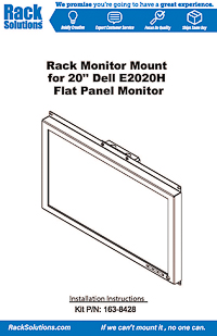 Installation Instructions preview for 7U Monitor Rackmount with Monitor (163-8428)