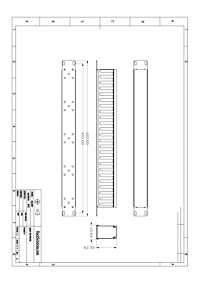 Dimensional Drawings preview for 1U Horizontal Plastic Cable Duct With Cover (2.5in Deep) (180-4943)