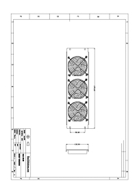 Dimensional Drawings preview for 3U Horizontal Fan Panel (180-4964)