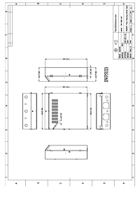 Dimensional Drawings preview for 5U Secure Vertical Wall Mount with Hinged Door 23in Depth (180-5281)