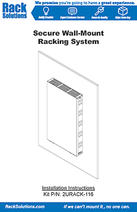 Installation Instructions preview for (2URACK-116)