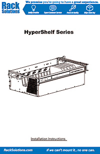 Installation Instructions preview for 5U HyperShelf for 6 Apple Mac Studio (115-8652)